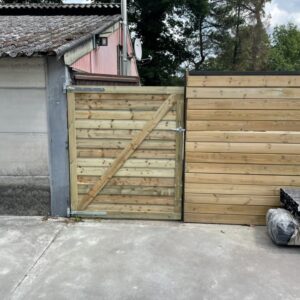 Blokhut tuinpoort